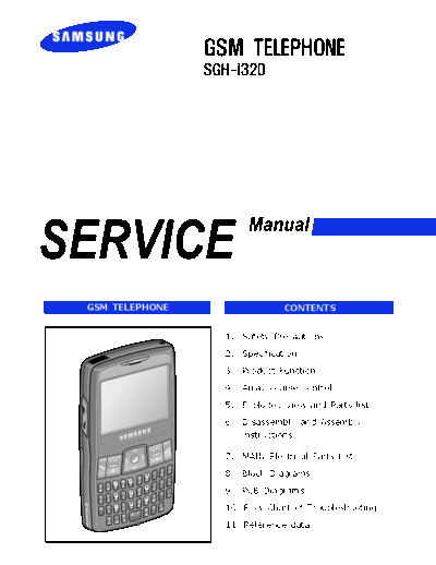 Samsung SGH-i320 service manual