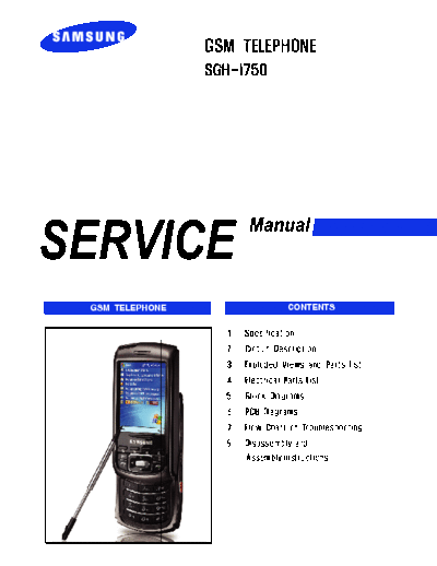 Samsung SGH-i750 service manual