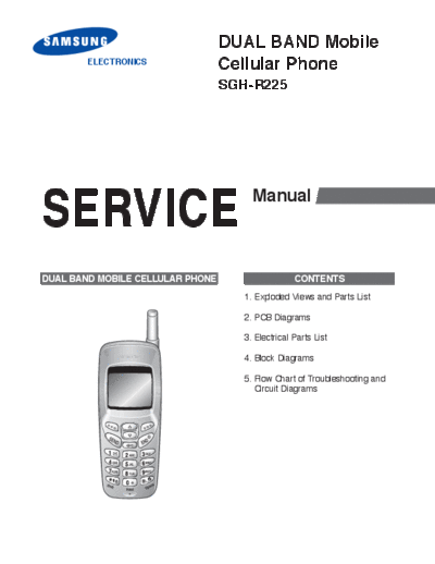 Samsung SGH-R225 service manual