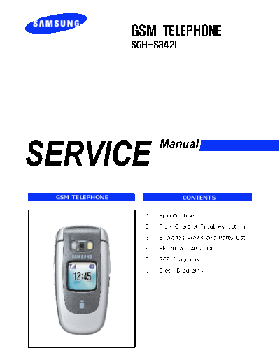 Samsung SGH-S342i service manual