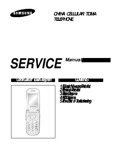 Samsung SGH-T208 service manual