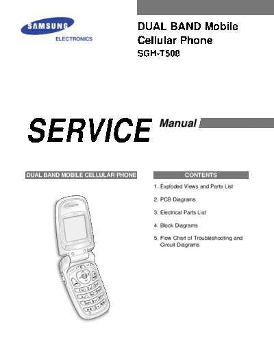 Samsung SGH-T508 service manual