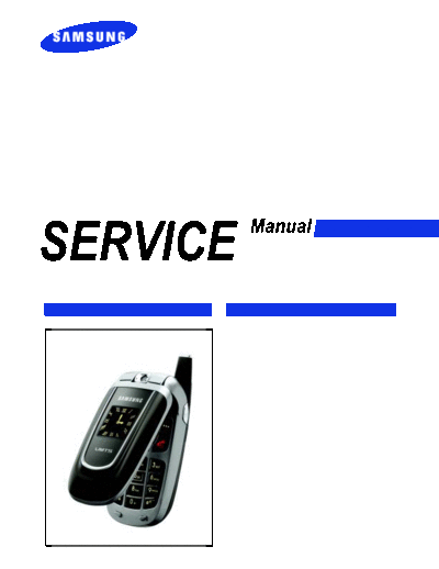 Samsung SGH-Z140 service manual