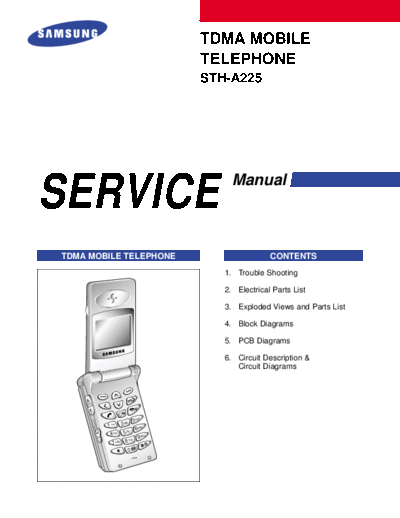 Samsung STH-A225 service manual