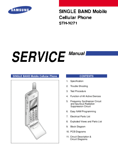 Samsung STH-N271 service manual