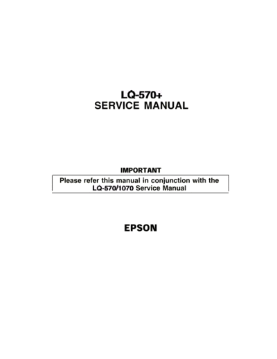 EPSON LQ-570+1070