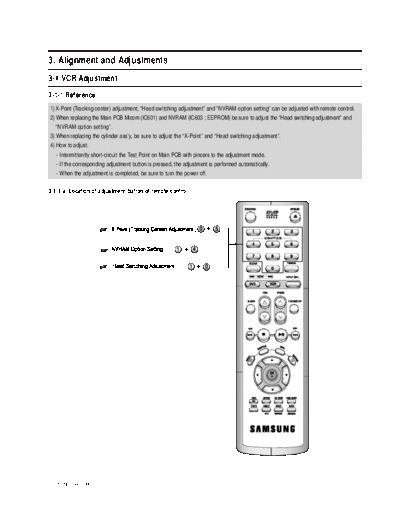 Samsung DVD-V5450 5350 5500 6400 6450 6500 combo