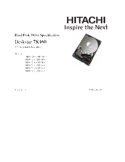 Hitachi Deskstar 7K160