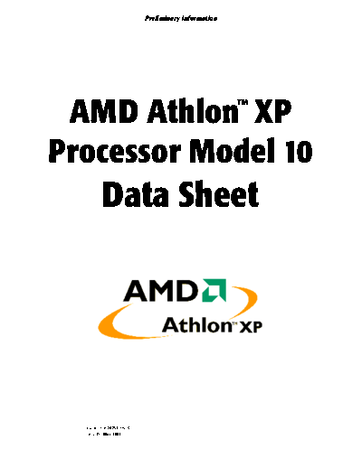AMD Athlon XP Model 10