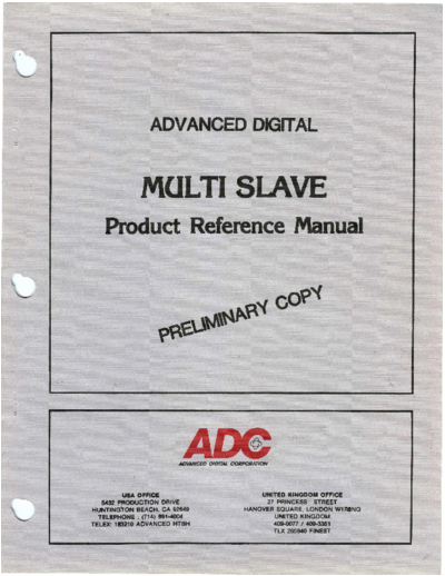 ADC_Multi_Slave_Reference_Preliminary_1985