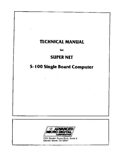 ADC_Super_Net_Technical_Manual