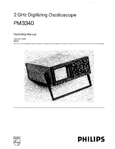 PHILIPS PM 3340 Operating