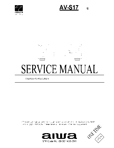 hfe_aiwa_av-s17_service