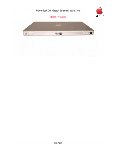 powerbook g4 (gigabit ethernet 550 667 mhz) 02-06