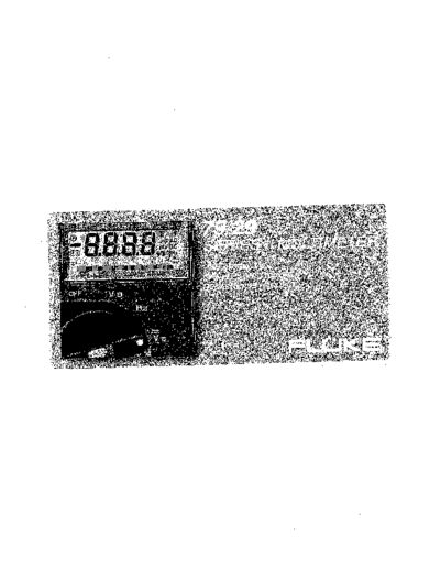 FLUKE 79 II User