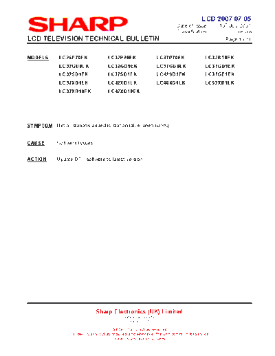 Sharp_LC-32SD1E_LC-26SD1E_DVB-T_II_repair_tips