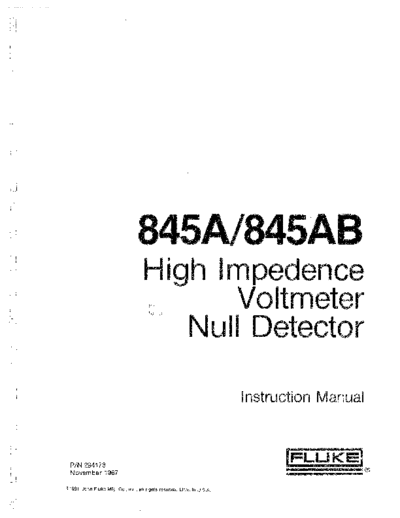 FLUKE 845A_252CB Instruction