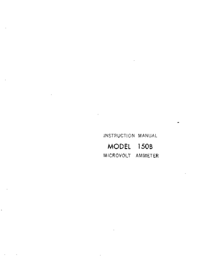 150B(Model150BMicroAmmeter)