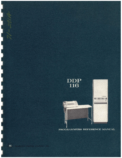 71-281A_DDP-116_Programmers_Ref_Feb66