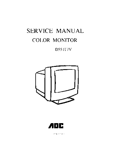 AOC D551V - Spectrum - Chasis  4v