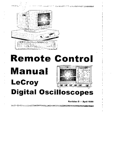 LECROY LC Series Remote Control