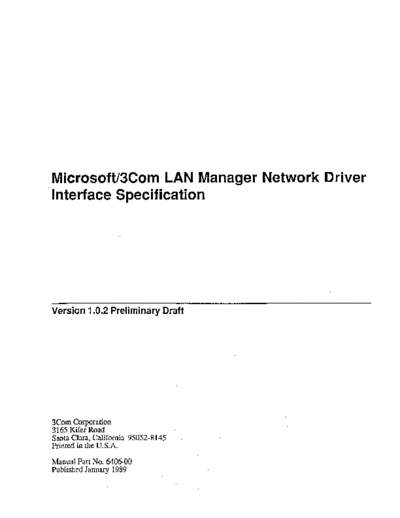 6406-00_Lan_Manager_NDIS_1.0.2_Preliminary_Jan89