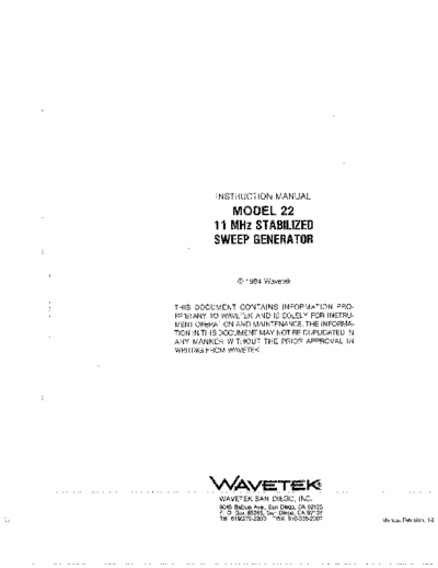 WAV 22 Instruction