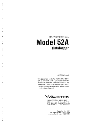 WAV 52A Operator