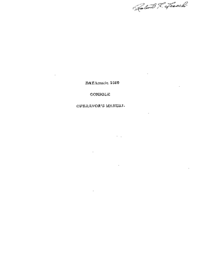 DATAmatic_1000_Console_Operators_Manual