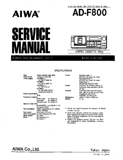 hfe_aiwa_ad-f800_service
