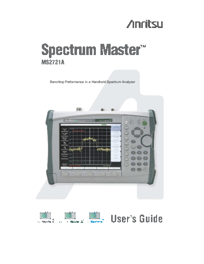 ANRITSU MS2721A USER