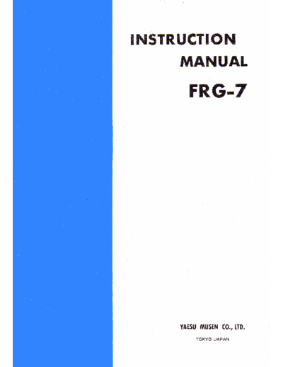 frg-7-instruction-manual
