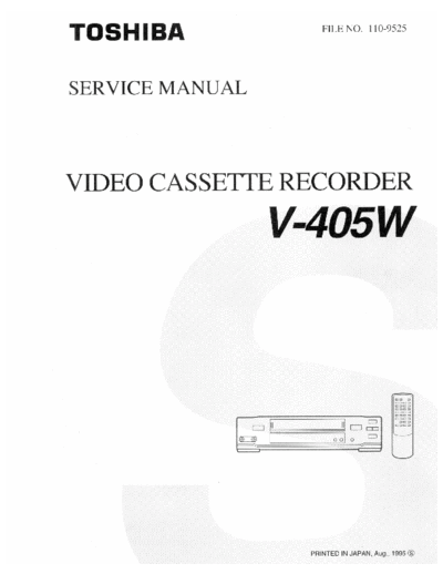 TOSHIBA_V-405W_VCR