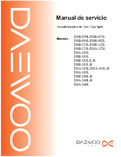 DAEWOO+DSA-123L+SERVICE