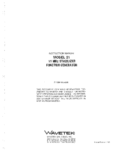 WAV 21 Instruction
