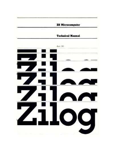 1983_Z8_Microcomputer_Technical_Manual
