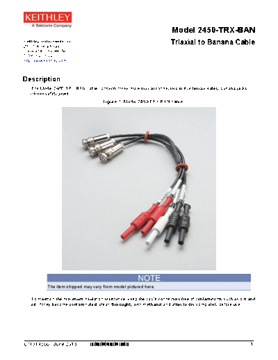 071314500 (June 2013)(Model 2450-TRX-BAN)