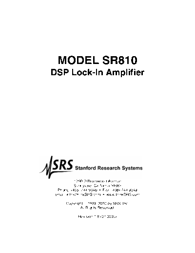 www.thinksrs.com-SR810m