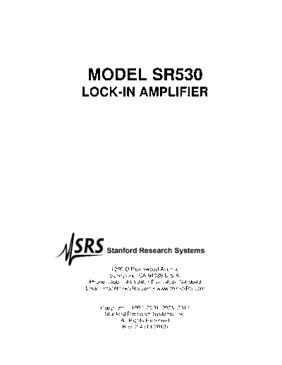 www.thinksrs.com-SR530m