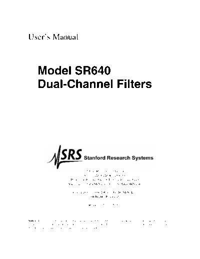 www.thinksrs.com-SR640m