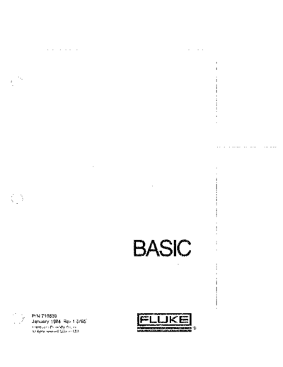 FLUKE 1722A Basic