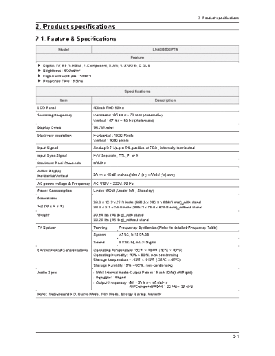 Samsung_LN40B530_LN46B530_N64A_Product Specification_[SM]