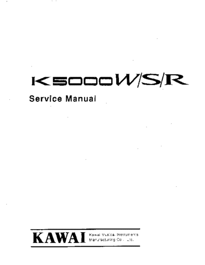 KAWAI_K5000_SERVICE_MANUAL