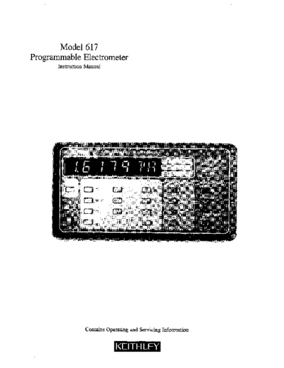 Keithley_617_Electrometer_617_901_01G