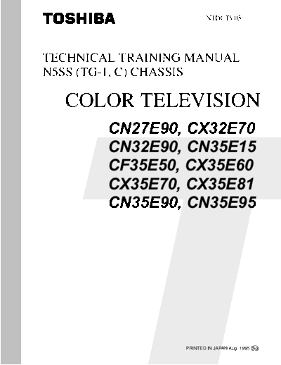 toshiba__cn27e90-training_manual