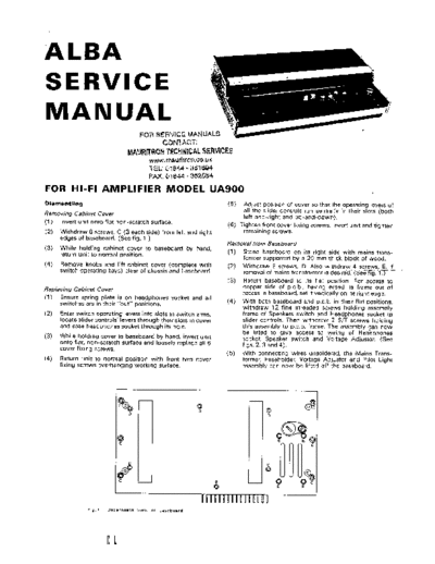 Alaron_UA-900_service_manual