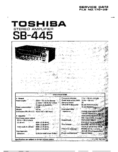 SB-445+Toshiba+Stereo+Amplifier