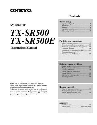Onkyo tx-sr500_manual_e