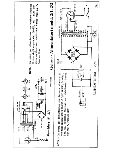 Geloso 2-1 2-2 Power supplies