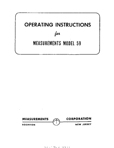Boonton 59 Megacycle Meter